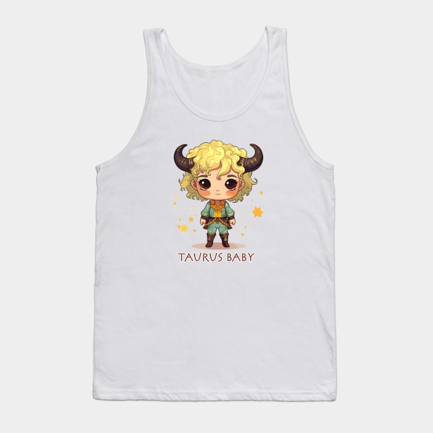 Taurus Baby 4 Tank Top by JessCrafts